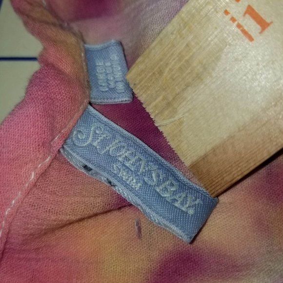 St. John's Bay Girls Tie Dye Multicolor Purple Sleeveless Swim Dress Size Large - Picture 8 of 9